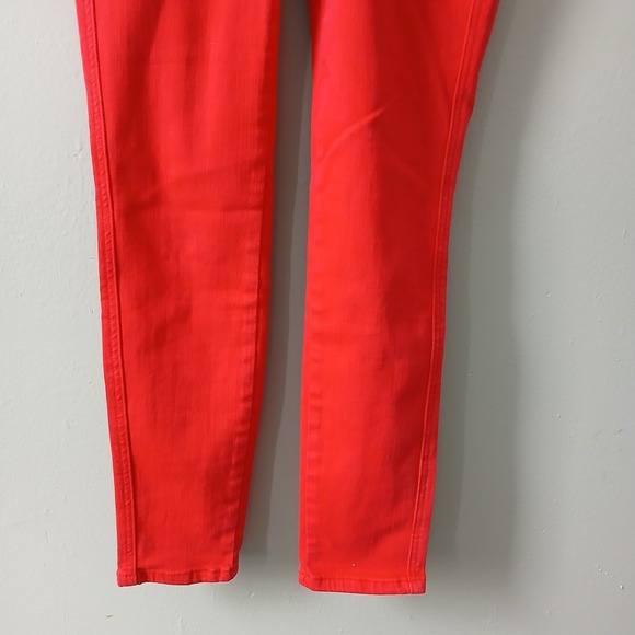 Judy Blue Women's High Rise Tummy Control Size 3/26 Skinny Jeans Red Pockets - Picture 4 of 16